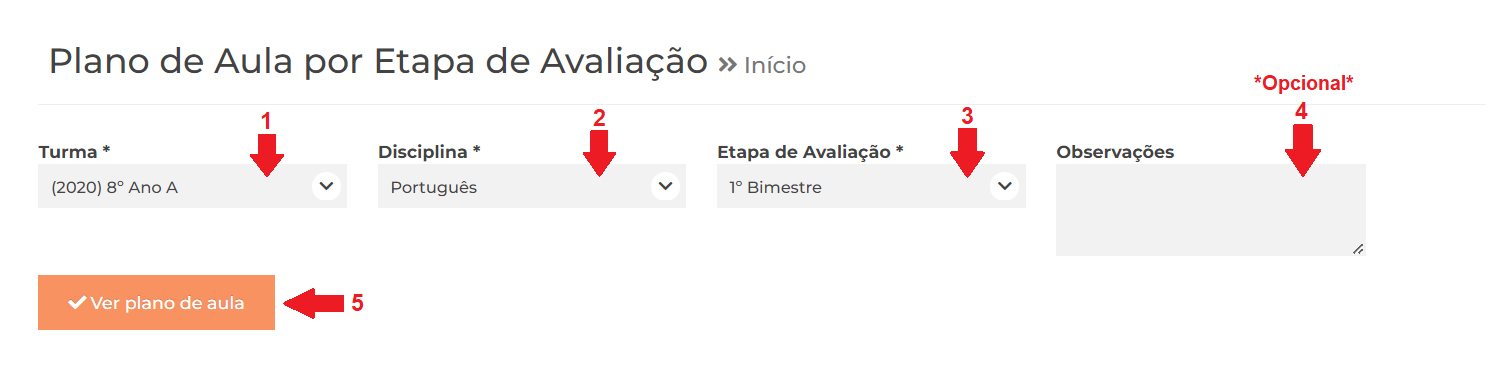 Gerar Relatório Plano de Aula