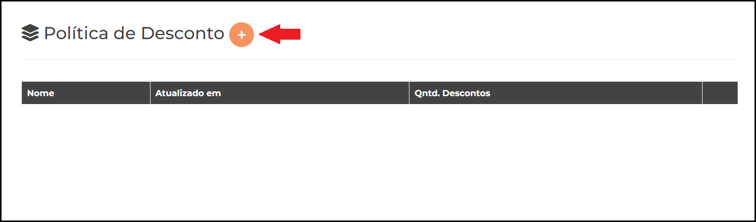 Criar Política de Desconto